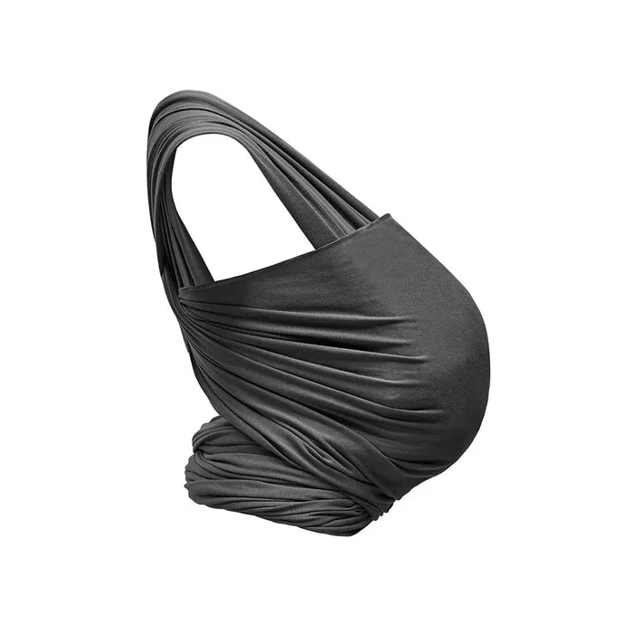Gaia Carry Stretchy Baby Wrap Organic Cotton - Graphite - ebebek - Black Friday