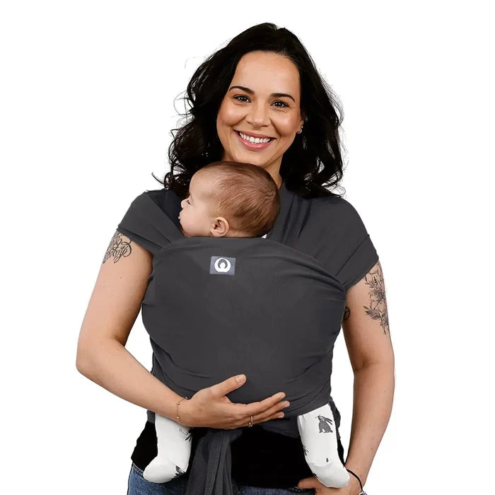 Gaia Carry Stretchy Baby Wrap Organic Cotton - Graphite - Gaia Carry - ebebek