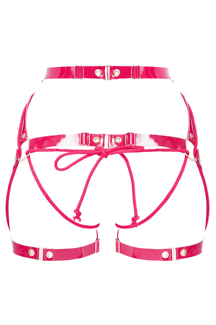 Geoma Shibari Fuchsia open belt by Secret Room