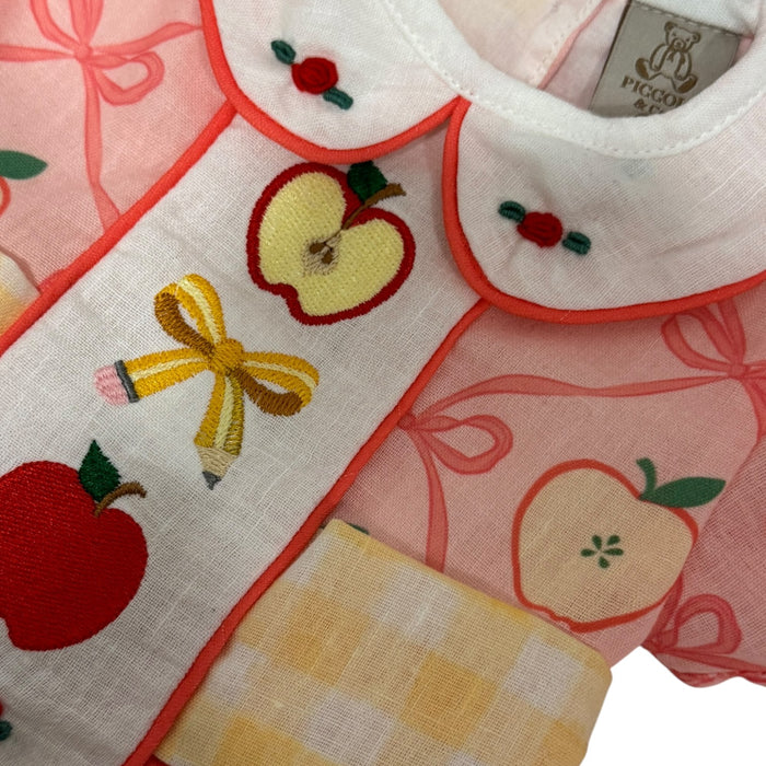 Gigi Back To School Girl Embroidered Dress