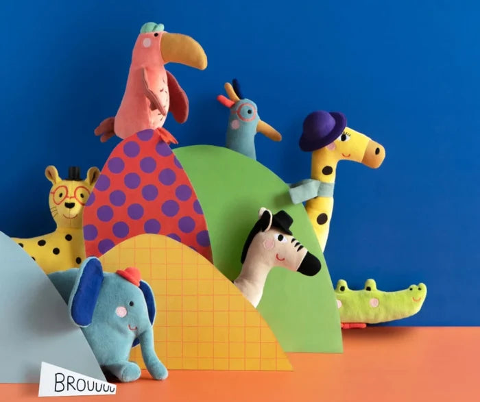 Giraffe Rattle "The Toupitis" collection - Babies in Bloom