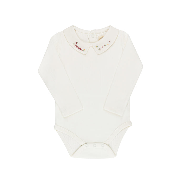Girls Bodysuit – Pink – Floral Star Knit