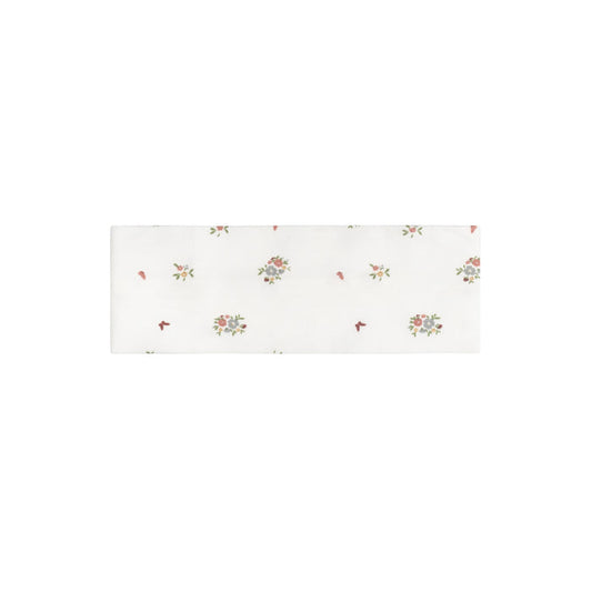 Girls Headband – Ivory Pink – Floral Print