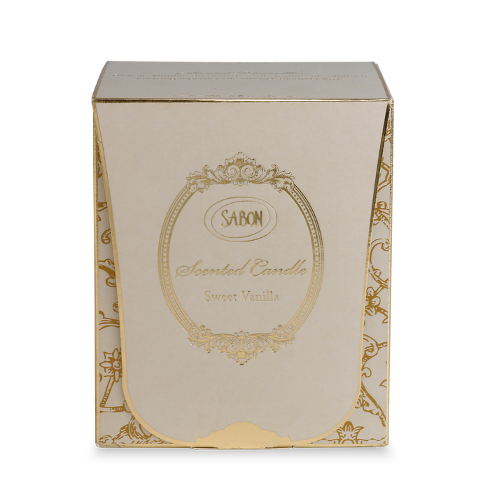 Glass Candle Sweet Vanilla