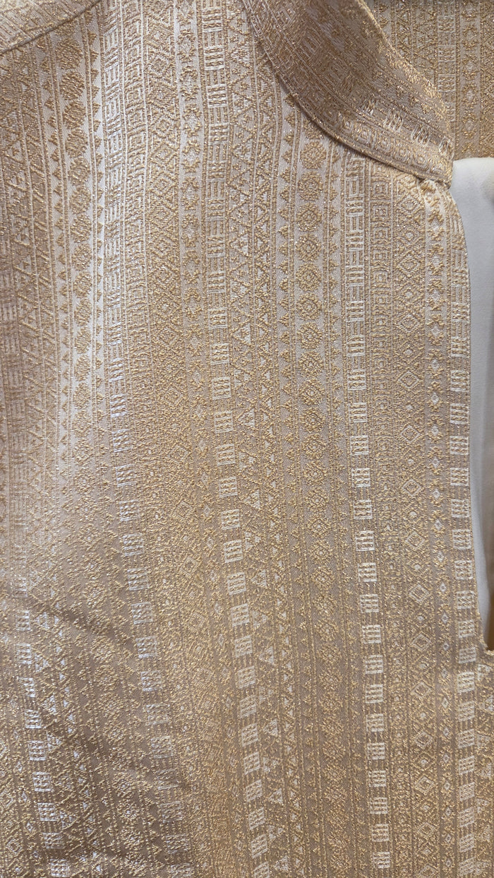 Gold Benarasi short kurta