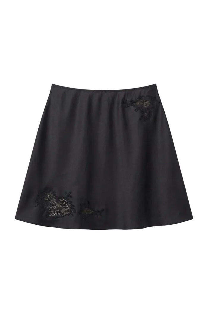 Grace Signatures black mini skirt