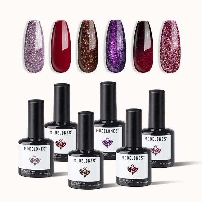 Grape Secrets Gel Polish Set MODELONES #grape-secrets