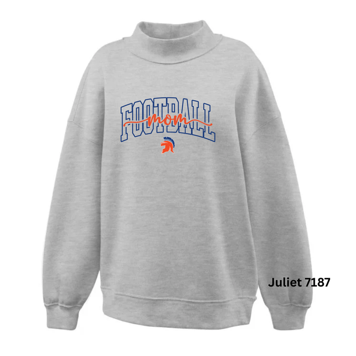 GRAY JULIET FB MOM MOCKNECK  PENNANT 7187
