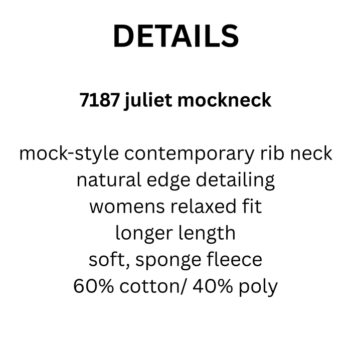 GRAY JULIET FB MOM MOCKNECK  PENNANT 7187