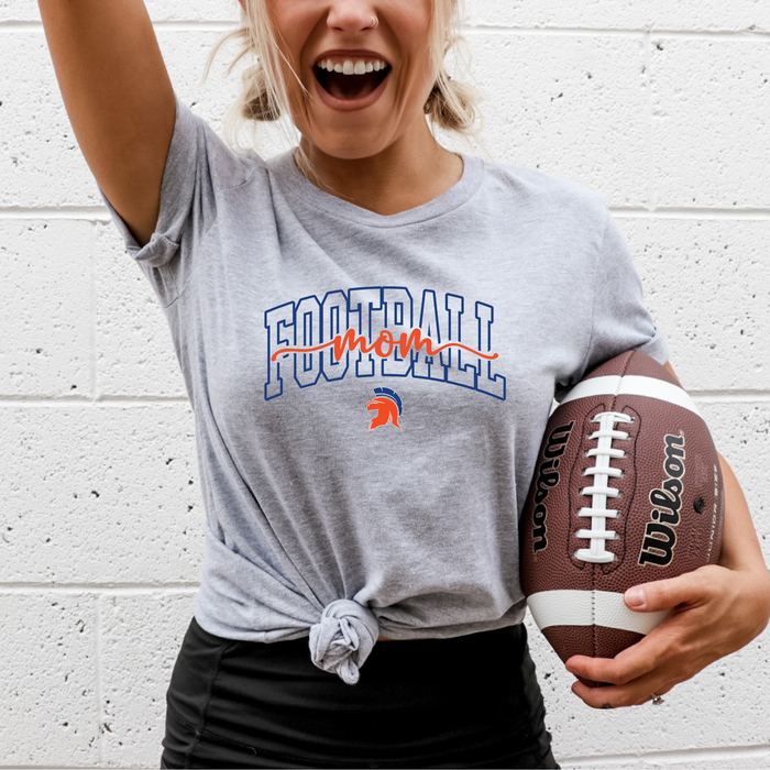 GRAY SHORT SLEEVE WARRIOR MOM SCRIPT