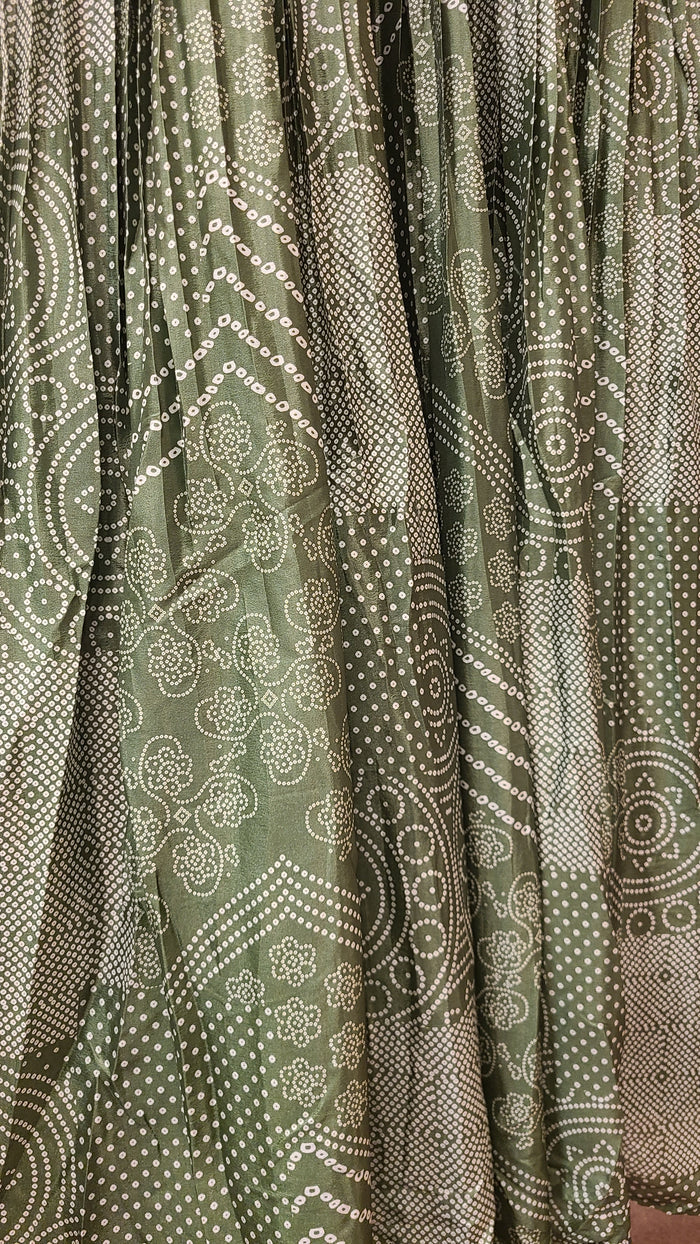 Green Anarkali-Style