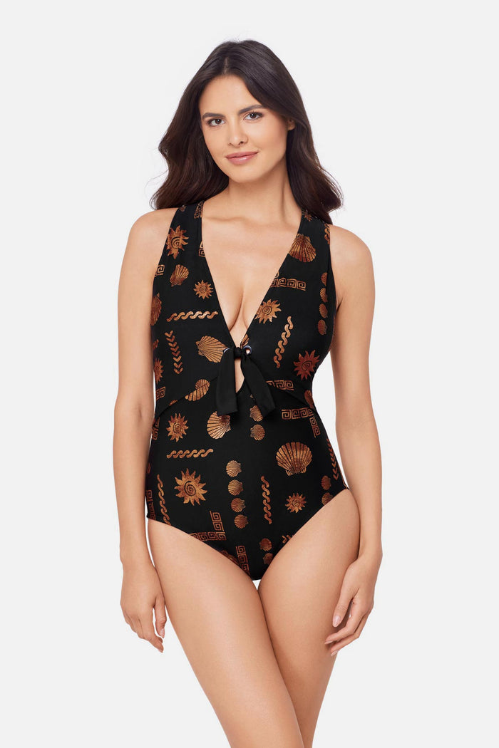 Halle One Piece in Clamdigger