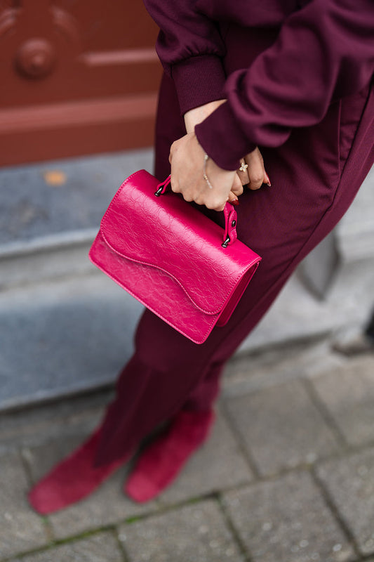 Handtas Crane roze