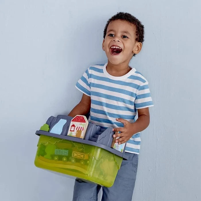 Hape Railway Bucket Builder Set - ebebek - Black Friday