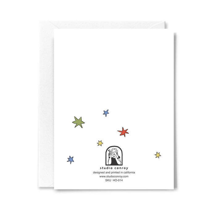 Happy Holidays Scarf Card