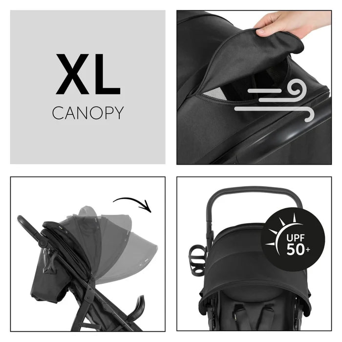 Hauck Rapid 4D Pushchair - Black Black - ebebek - Christmas