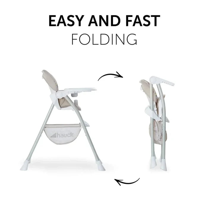 Hauck Sit N Fold Highchair - Beige - ebebek - Black Friday