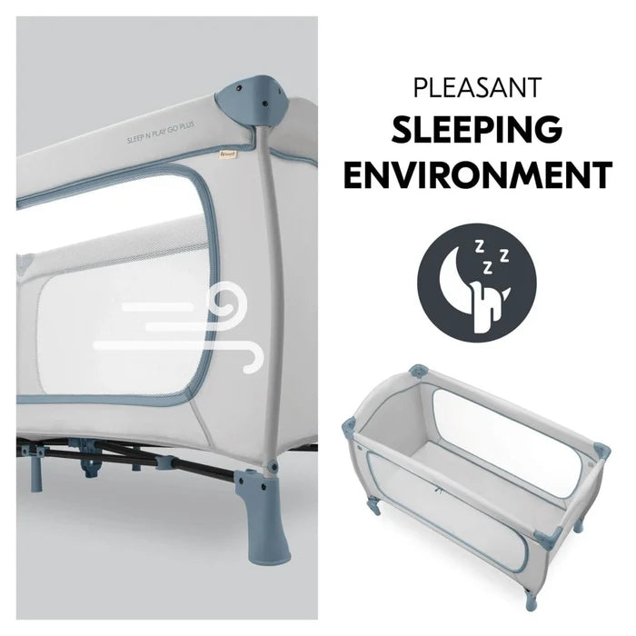 Hauck Sleep N Play Go Plus - Dusty Blue - ebebek - Black Friday