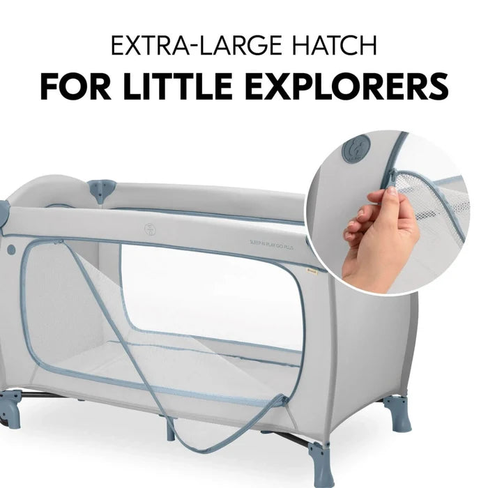 Hauck Sleep N Play Go Plus - Dusty Blue - ebebek - Black Friday