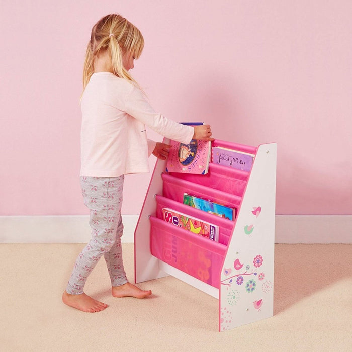 Hello Home Kids Sling Bookcase - Flowers and Birds - ebebek - Black Friday