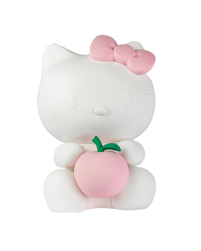 Hello Kitty APPLE Matt White with Pastel Pink Apple 10in