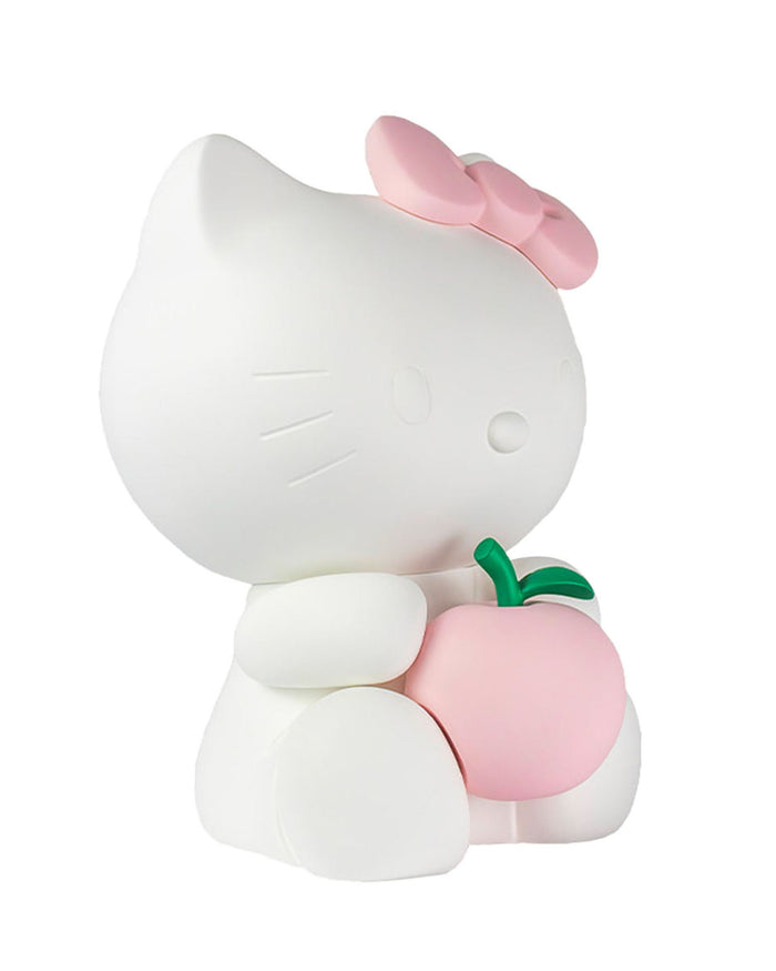 Hello Kitty APPLE Matt White with Pastel Pink Apple 10in