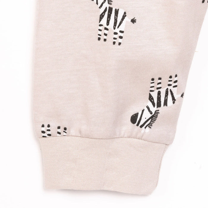 HelloBaby Baby Boy Long Sleeve Pyjamas Set - Beige - ebebek - Black Friday