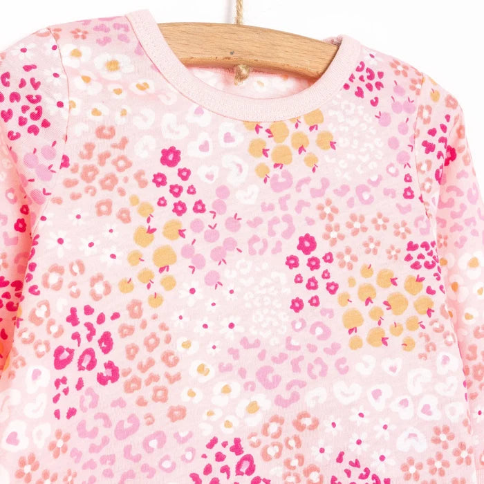 HelloBaby Baby Girl Long Sleeve Pyjamas Set - Dark Pink - ebebek - Black Friday
