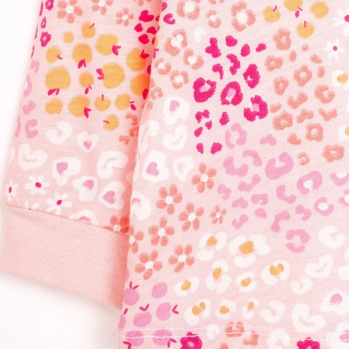 HelloBaby Baby Girl Long Sleeve Pyjamas Set - Dark Pink - ebebek - Black Friday