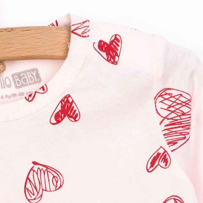 HelloBaby Baby Girl Long Sleeve Pyjamas Set - Light Pink - ebebek - Black Friday