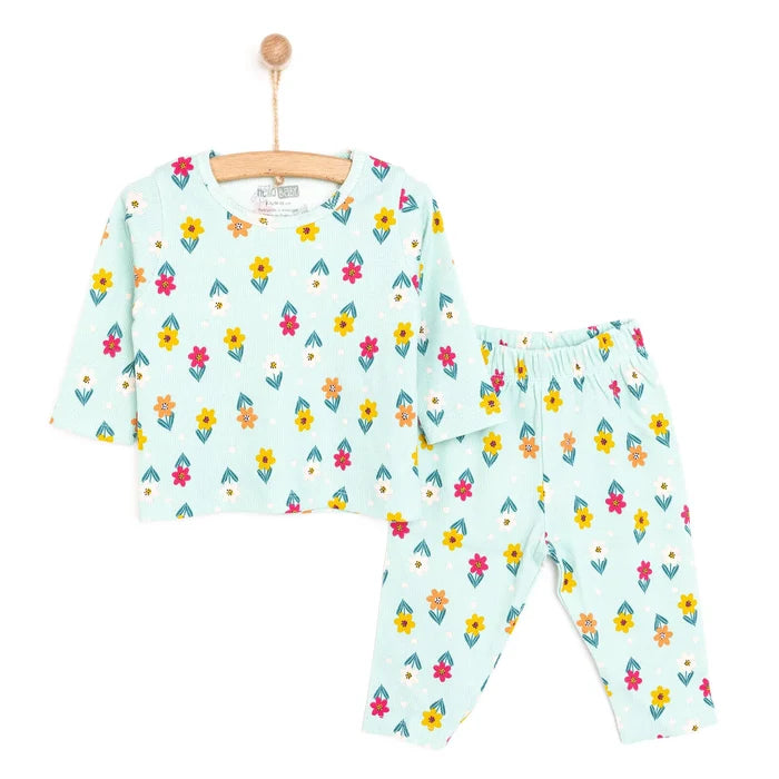 HelloBaby Baby Girl Long Sleeve Pyjamas Set - Multicolour - ebebek - Black Friday