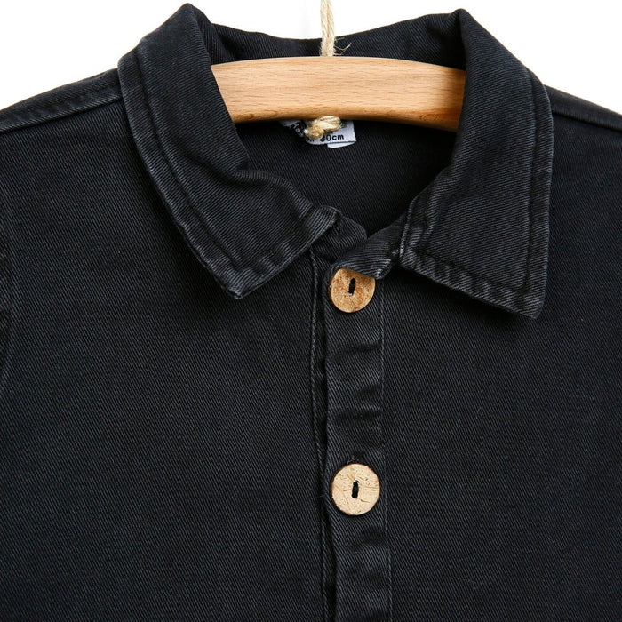 HelloBaby Basic Baby Boy Gabardine Jacket - Anthracite - ebebek - Black Friday