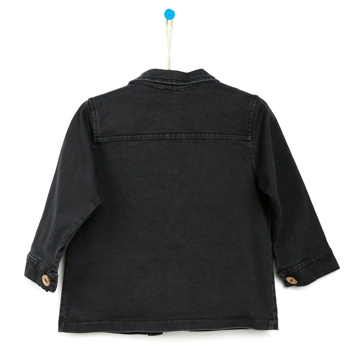 HelloBaby Basic Baby Boy Gabardine Jacket - Anthracite - ebebek - Black Friday