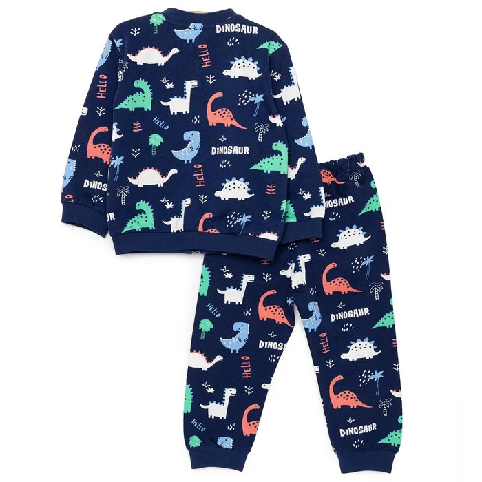 HelloBaby Basic Boy Dinosaur Patterned Jumpsuit - Printed - ebebek - Black Friday