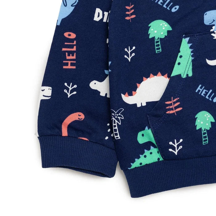 HelloBaby Basic Boy Dinosaur Patterned Jumpsuit - Printed - ebebek - Black Friday