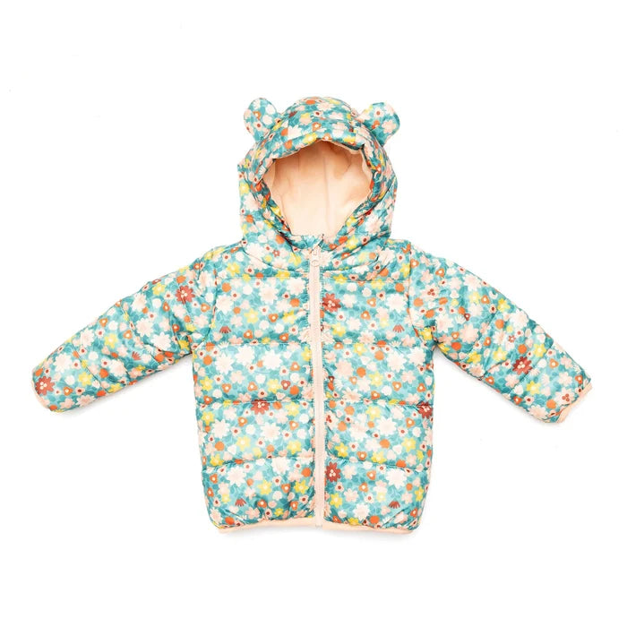 HelloBaby Basic Flower Printed Eared Coa - Printed - ebebek - Black Friday