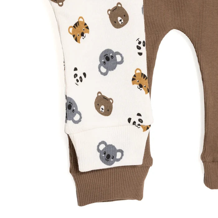 HelloBaby Boy 2 Piece Footles Bottom - Light Brown - ebebek - Black Friday