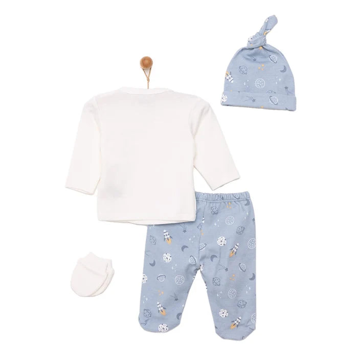 HelloBaby Boy 5 Piece Newborn Gift Set - Blue - ebebek - Black Friday
