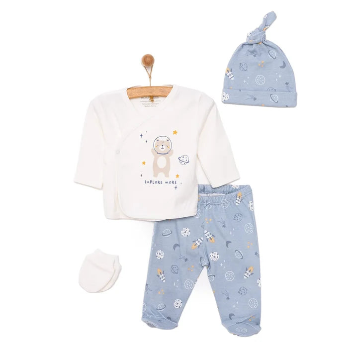 HelloBaby Boy 5 Piece Newborn Gift Set - Blue - ebebek - Black Friday