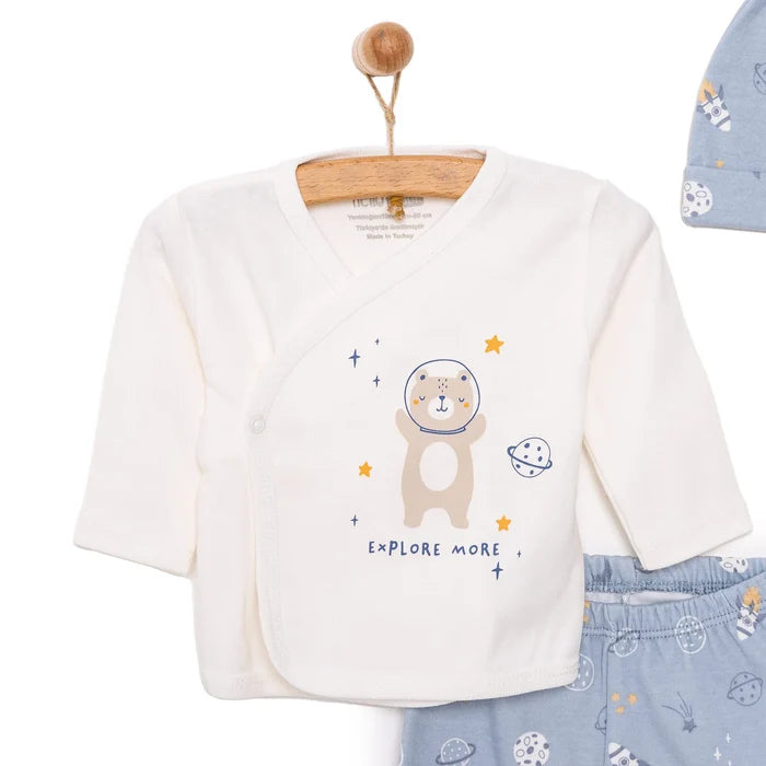 HelloBaby Boy 5 Piece Newborn Gift Set - Blue - ebebek - Black Friday