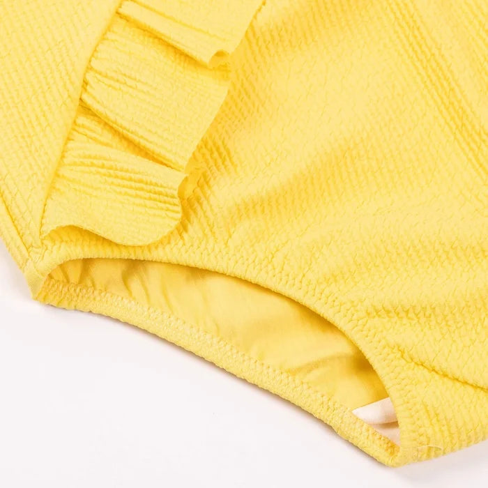 HelloBaby Girl Baby Swimsuit - Yellow Yellow - ebebek