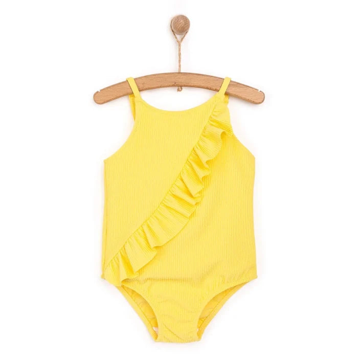 HelloBaby Girl Baby Swimsuit - Yellow Yellow - ebebek