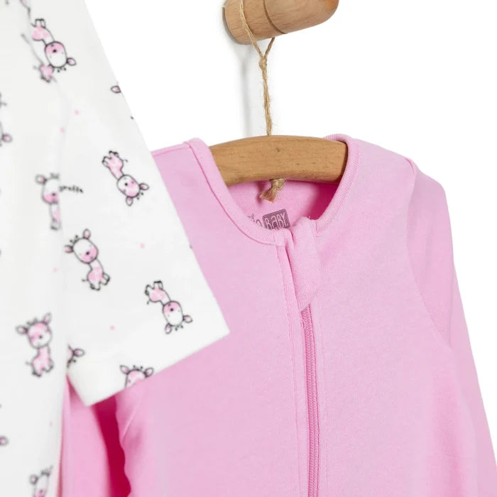 HelloBaby Newborn Baby Girl Footed Jumpsuit - Pink - ebebek - Black Friday