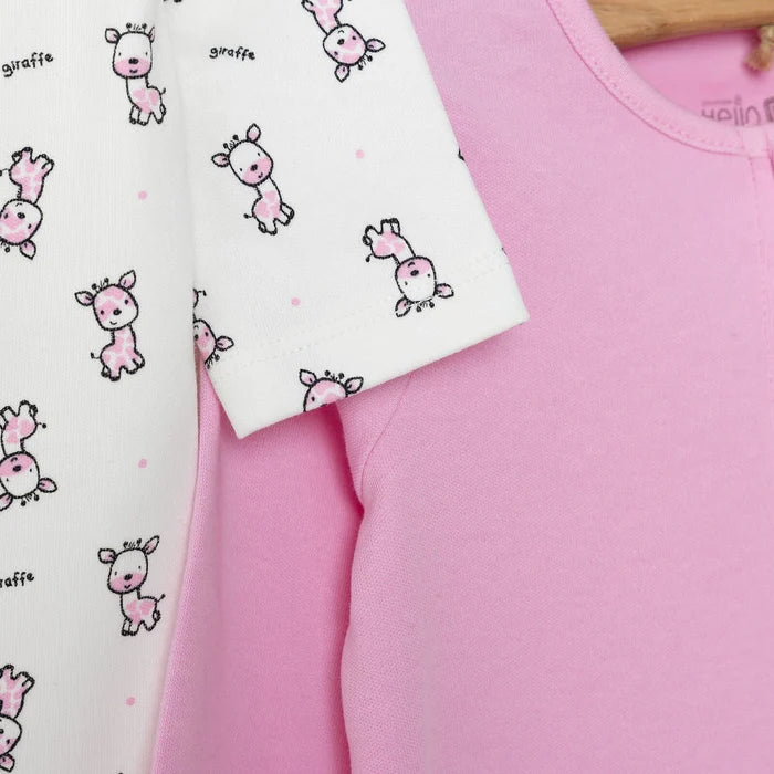 HelloBaby Newborn Baby Girl Footed Jumpsuit - Pink - ebebek - Black Friday