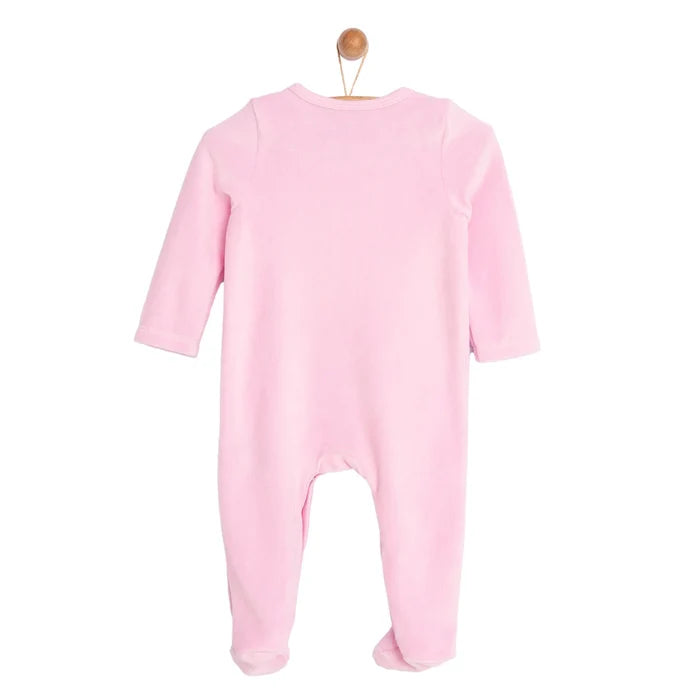 HelloBaby Newborn Baby Girl Velvet Footed Jumpsuit - Pink - ebebek - Black Friday
