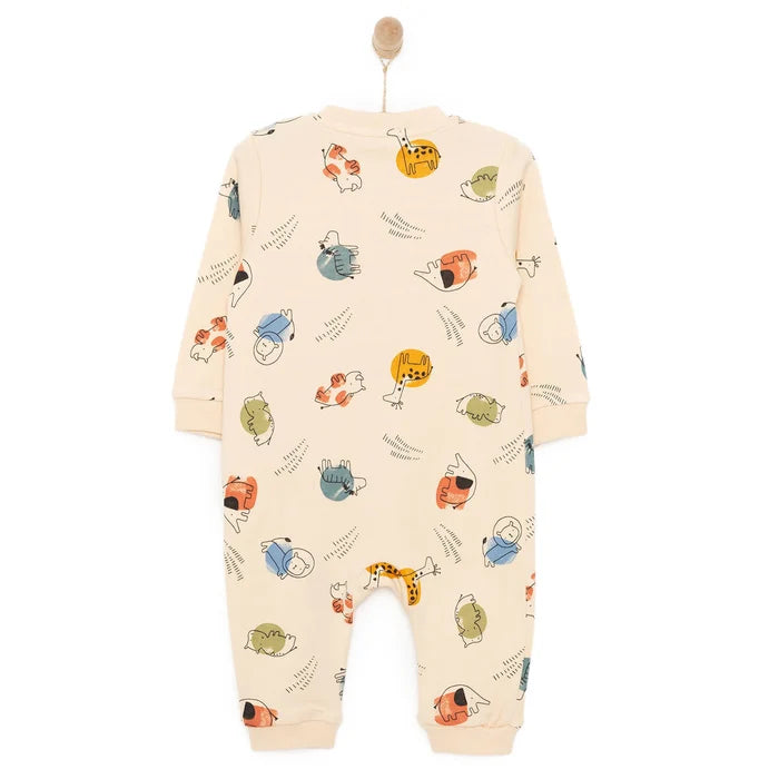 HelloBaby Newborn Boy Jumpsuit - Beige - ebebek - Black Friday