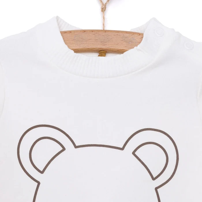 HelloBaby Newborn Girl Cat Printed Sweatshirt - ebebek - Black Friday