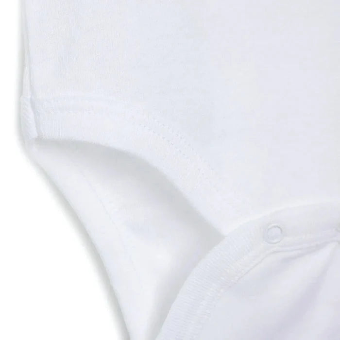 HelloBaby Unisex Long Sleeve Bodysuit 5 pcs White - ebebek