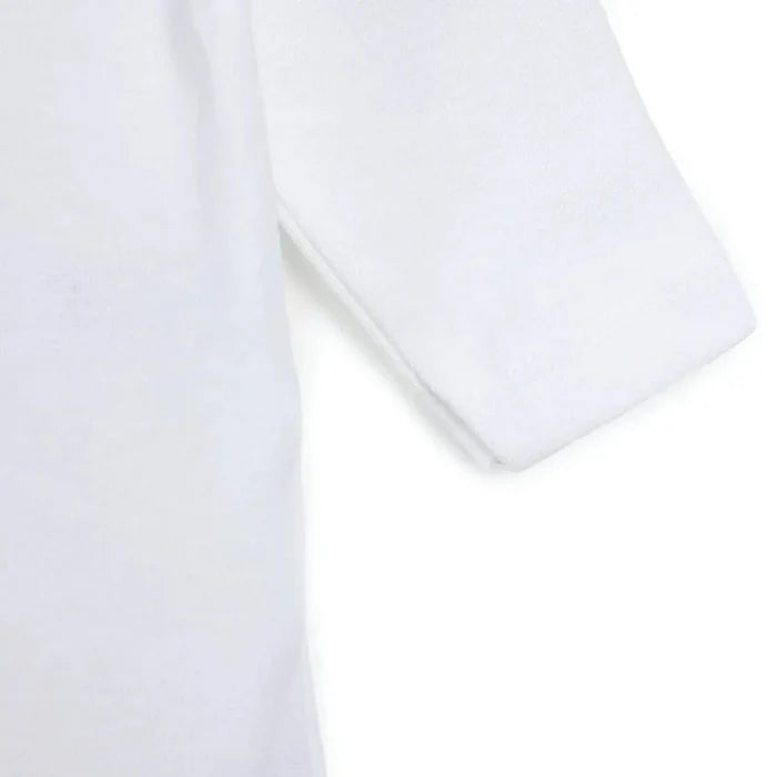 HelloBaby Unisex Long Sleeve Bodysuit 5 pcs White - ebebek