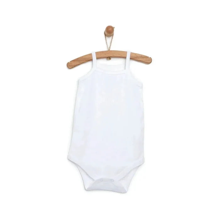 HelloBaby Unisex Strappy Bodysuit 5 pcs White - ebebek
